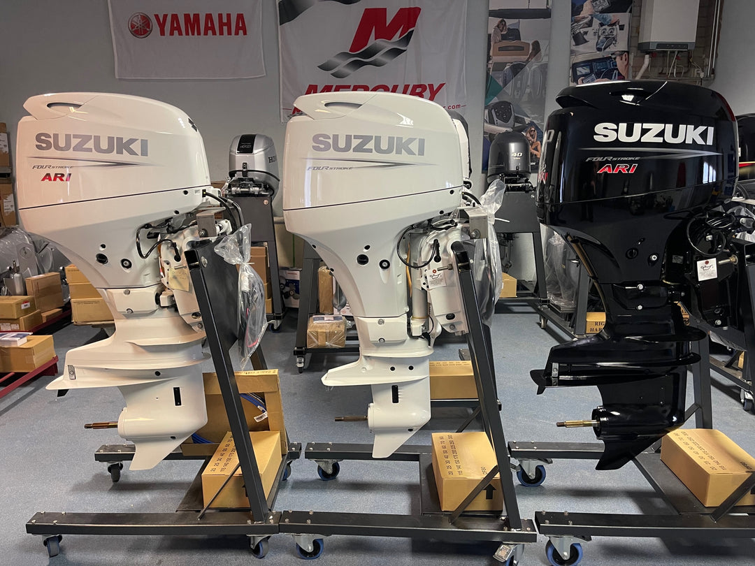 Suzuki 60 HP Long Shaft DF60ATL White - Image 3