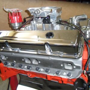 383 CID CHEVROLET ENGINE ALUMINUM HEADS COMPLETE PERFORMANCE MARINE CHEVY 350