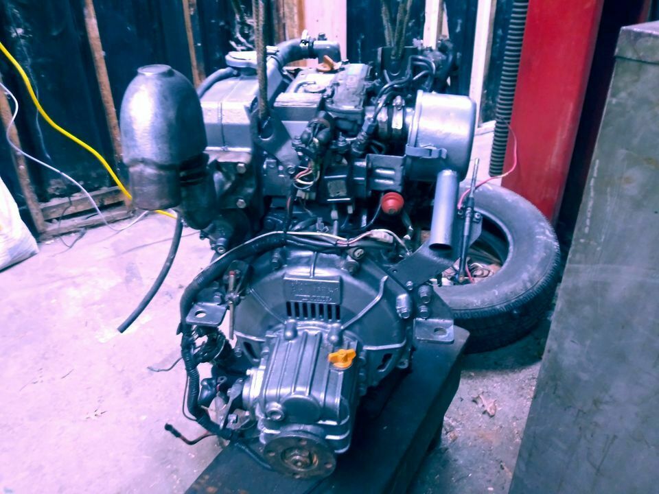 Yanmar 3GMF , Marine Diesel Engine with Kanzaki Transmission , 25 HP