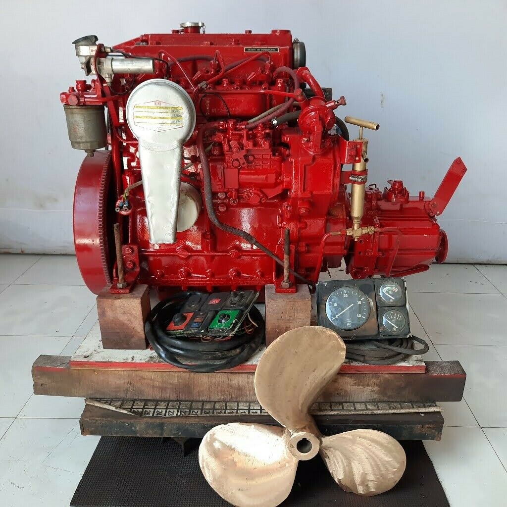 Bukh DV36 RME inboard marine diesel engine from lifeboat Used