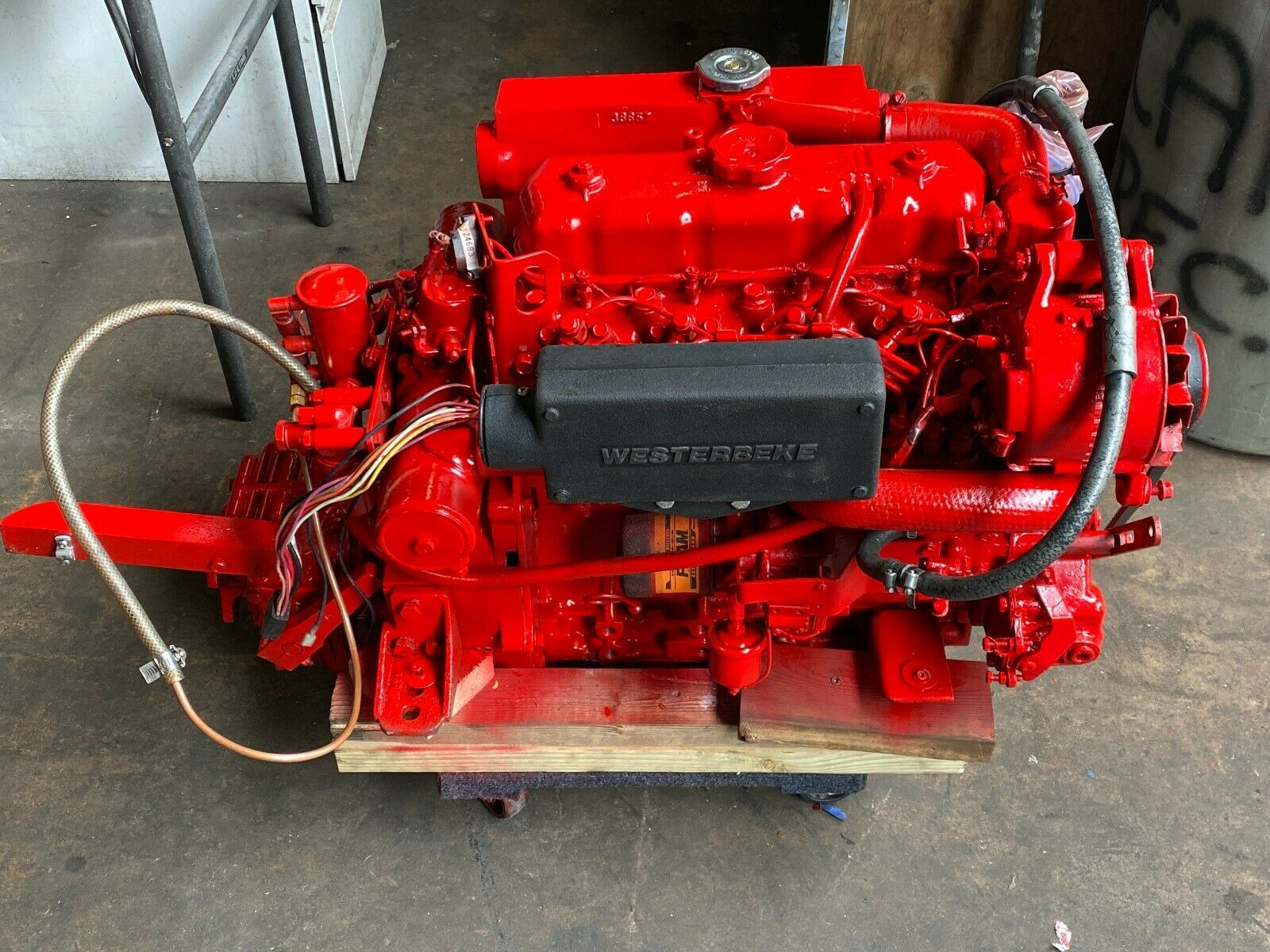 Westerbeke W-27 Marine Diesel Engine 4 Cylinder 30 HP w/ Transmission