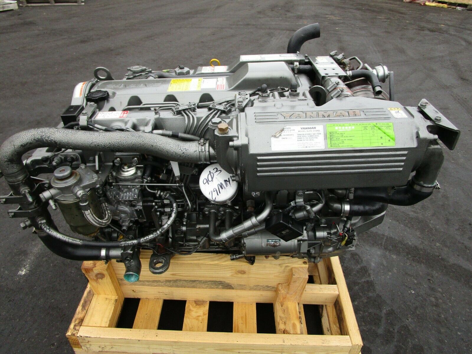 UNUSED YANMAR 6LPA-STZP2 MARINE DIESEL ENGINE
