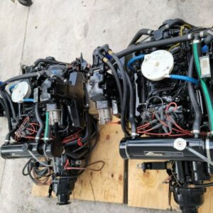 mecruiser twin inboard  454/340 hp with trans velvet drive ratio 1.91.1