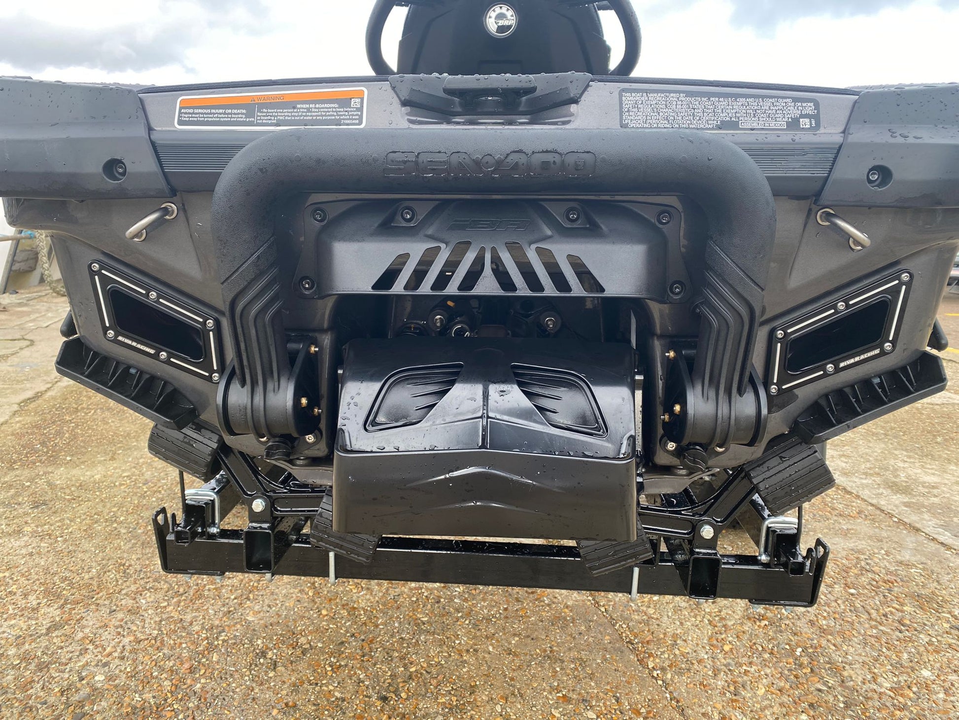 Riva Racing Seadoo 2018+ RXT/GTX ALL Dual Twin Rear Exhaust Kit - Image 4