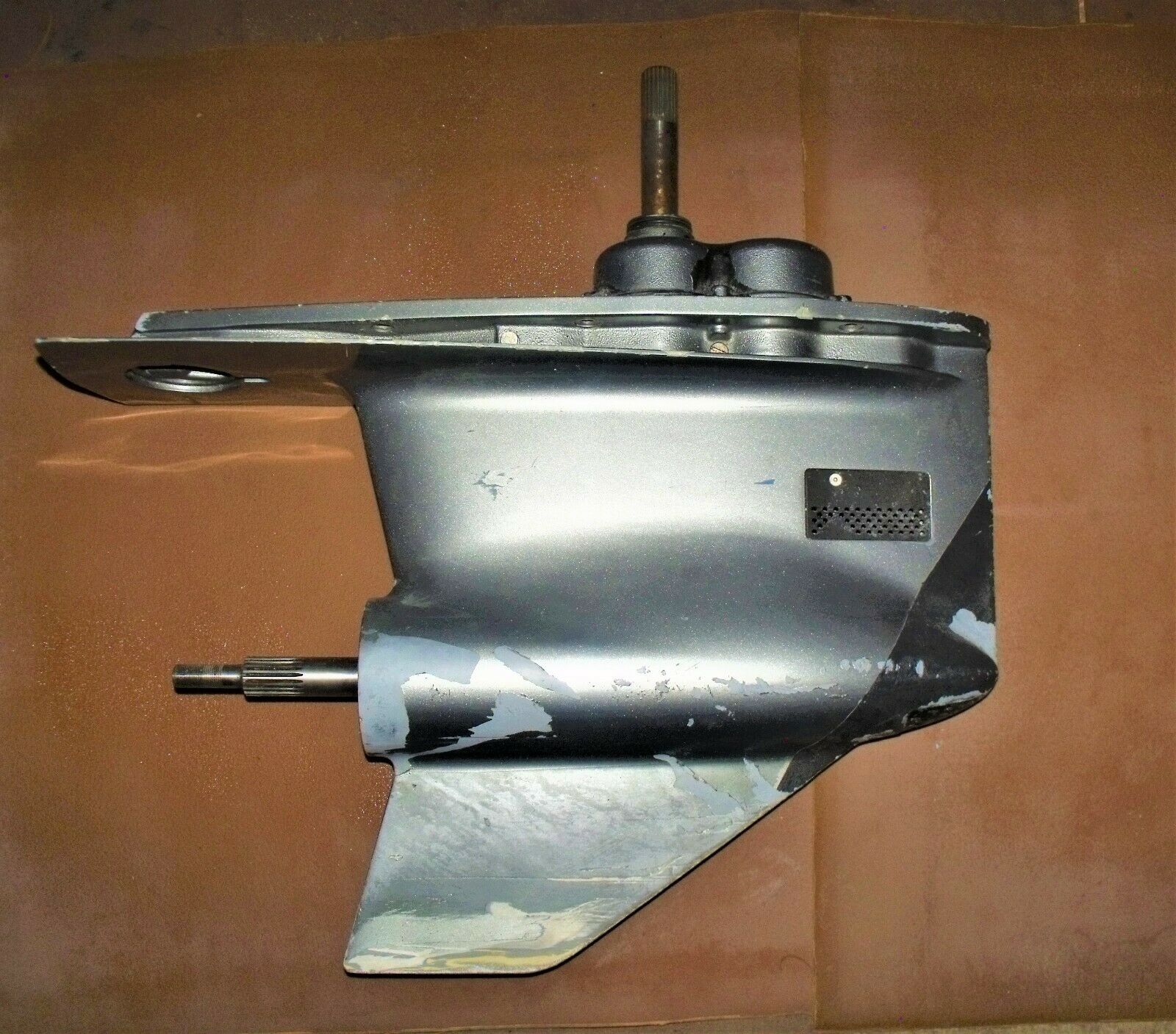 Seven 7 Marine Lower Unit Gearcase Needs New Seals Marked 834 HP Twin Pinion